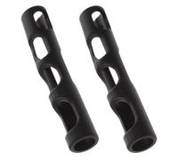 WHAMVOX 2pcs Rubber Violin Bow Posture Corrector for 1/8-1/10 Violins with Wide Applicability and Sl lack Design Teaching Aid for Beginner Practice and Enhancing Playing Technique