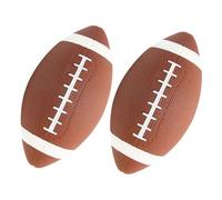 WHAMVOX 2Pcs Rugby Ball Inflatable Training Ball for Safe Material for Outdoor Activities Team Games for Boys