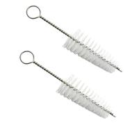 WHAMVOX 2pcs Saxophone Cleaning Brush with Nylon Bristles for Alto Tenor and Baritone Sax Professional Instrument Maintenance Tool for Sound Hole and Mouthpiece Care