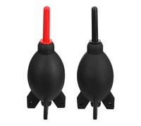 WHAMVOX 2pcs Silicone Camera Dust Blower Ergonomic Design for Cleaning Cell Phone and Dslr Lens, Red Air Blower Rockets for Camera and Electronic Dust Removal