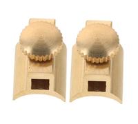 WHAMVOX 2pcs Small Brass Tuning Screws for Trumpet Musical Instrument Repair Miniature Wear Resistant Copper Fasteners with Stable Base Support Compatible with Multiple Models