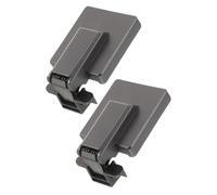 WHAMVOX 2pcs Soft Close Cabinet Hinges Brushed Nickel Concealed Hydraulic Silent Stainless Steel Hinges for Kitchen Cabinet Doors and Closets with Ultrathin Build, for Quiet Households
