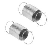 WHAMVOX 2pcs Stainless Steel Springs for Teaching Tension Testing, Easy-to-use Small Spring Clamps Suitable for Experimental Scenarios and Scientific Force Measurement