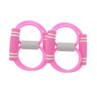 WHAMVOX 2pcs Stretching Strap Shoulder Resistance Tube Fitness Band Tpe Workout Equipment Strength Bands Toner Pull Flexibility Tension Resistant Chest Stretch Rope Exercise Ups Tpr Pink