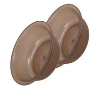 WHAMVOX 2pcs Thickened Plastic Washing Basin Multipurpose Small Round Household Wash Tub for Face Washing, Kitchen Storage, Camping and Foot Soaking Use