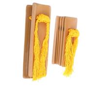 WHAMVOX 2pcs Traditional Chinese Kuaiban Bamboo Clapper Hand Percussion Instrument Lightweight Portable for Festival Performance Folk Music Rap Drama