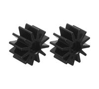 WHAMVOX 2pcs Tweeter Heat Sink with 20 Core Gear-shaped Cooling Fin, Lightweight Plastic Material for Powerful Heat Dissipation, for Car Speakers and Studio Competition Setups