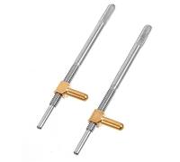 WHAMVOX 2pcs Violin Bow Repairing Screws Metal Violin Bow Frog Screws Lightweight and Portable for Easy Operation and Sturdy Use Random Style