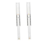 WHAMVOX 2pcs Wide Miniature Drawer Slides Aluminum Alloy Extended Rails Heavy Duty Furniture Cabinet Runners for Cupboard Storage Case Push Tray