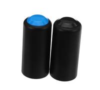 WHAMVOX 2pcs Wireless Microphone Battery Cup Covers, Plastic Mic Sleeve for Pgx2 Slx2 Pg58 Beta58, Mic Protective Covers for Headset and Handle, Black and