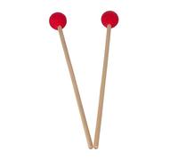 WHAMVOX 2pcs Xylophone Mallets Marimba Sticks Red Head Hardwood Material Full Sound for Percussion Players