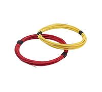WHAMVOX 2pieces Vintage Style Red Wire Pre-tinned Cloth Awg for Guitar Pickup Wire Guitar Supplies