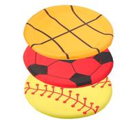 WHAMVOX 3 Pack Foldable Fabric Flying Discs and Pets Soft Throwing Discs with Stable Flight Path Machine Washable for Summer Games and Fetch
