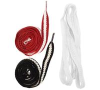 WHAMVOX 3 Pairs Wide Woven Shoelaces 1.6 Meter Polyester Cotton Replacement | Wheat Weave Design, Chic Look, for Espadrilles and Boots, Reusable for Teens and Adults