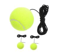 WHAMVOX 3 Pcs Tennis Trainer Balls with Elastic String for Beginners Practice Portable Tennis Training Equipment for Skill Improvement and Technique Refinement