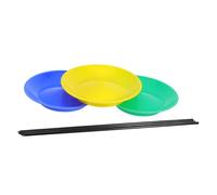 WHAMVOX 3 Set Juggling Turntable Circus Juggling Plates Training Sensory Balancing for Development Stage Props Plastic