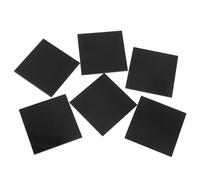 WHAMVOX 30pcs Black Acrylic Sheets for DIY Crafts and Decorating Parties, Square Blank Design Acrylic Boards, Modern Style Perspex Sheet Blanks for Crafting and Painting Projects