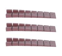 WHAMVOX 30pcs Furniture Leveling Shims for Tables and Toilet, Stackable and Stabilizing Abs Shims in Coffee Colour, for Home Improvement DIY Furniture Pad Leveler