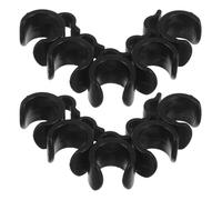 WHAMVOX 30pcs Mic Cable Clips for Tube Plastic Wire Holders for Microphone Audio Phone Stand Tripod Secure Cable Management for Live Broadcast Recording
