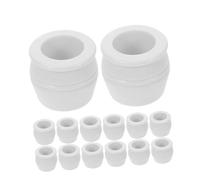 WHAMVOX 30pcs Miniature Flower Pots Tiny Bonsai Planters for Dollhouse Garden Craft High Simulation Mini Artificial Pots for Micro Landscape DIY Decoration and Creative Outdoor Scenes