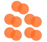 WHAMVOX 30pcs Orange Stage Lighting Gels Self-adhesive Color Correction Filters for LED Lights Christmas Ambiance Reading Studio Home Decor Lighting Overlays