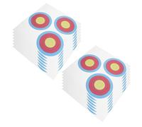WHAMVOX 30pcs Portable Archery Target Paper Sheets with Vertical Scoring Face, Coated Paper Material, Easy to Carry and Minimizing Arrow Bounceback, Suitable for Traditional Archery