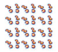 WHAMVOX 30pcs Rollable Paper Archery Target Faces for Recurve Bows and Traditional Archery Vertical Shape with Coated Paper Material Easy Installation for Outdoor Ranges in Parks