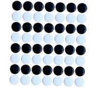 WHAMVOX 360pcs Go Chess Stones Small Craft Chess Pieces Double-sided Flat for Chinese Board Games School Supplies