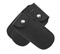 WHAMVOX 3pcs 10-hole Harmonica Storage Pouch Set Faux Leather Carrying Case for Musicians, Portable Harmonica Holder Scratch Protection Suitable for Travel and Gig