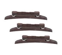 WHAMVOX 3pcs Adjustable Mandolin Wood Bridge for Mandolin String Height Balanced Swing Bridge Musical Instruments Repair Parts