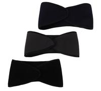 WHAMVOX 3pcs Adjustable Polar Fleece Thermal Headbands Comprehensive Ear Coverage, Compact and Stylish Ear-protective Warm Hair Bands for Winter Outdoor Activities and Travel, Suitable