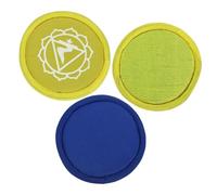 WHAMVOX 3pcs Buddhist Sound Bowl Mat Tibetan Singing Bowl Pad Meditation Cushion Singing Supplies Embroidered Design Meaningful