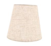 WHAMVOX 3pcs Cloth Lamp Shades Natural Fabric Replacement for Table Desk Wall Lampshade Soft Light Diffusion Linen Covers for Contemporary Home Bedroom Kitchen Decor