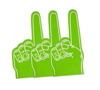 WHAMVOX 3Pcs Foam Fingers for Sports Events Lightweight EVA Cheerleading Hand Props School Spirit Accessories for Concerts Festivals and Football Fans
