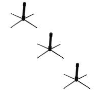 WHAMVOX 3pcs Folding Flute Stand Clarinet Holder Stand Storage Rack for Desktop Display
