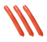 WHAMVOX 3pcs Lifelike Fake Hot Dog Model PVC Sausage Simulation for Restaurant Display Kitchen Decor Party Props Photography with Vibrant Colors and Portable
