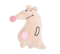 WHAMVOX 3pcs Plush Catnip Set for Pets Soft Cartoon Animal Plushies Including Brown Bear Green Reptile Beige Kangaroo Interactive Chew for Indoor Cats and Kittens