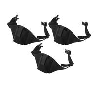 WHAMVOX 3pcs Running Waist Bag Ultra Thin Unisex Fanny Pack with Adjustable Elastic Strap Quick Release Phone Pouch for Hiking Cycling Jogging Fitness Sweat-Resistant Sports Belt