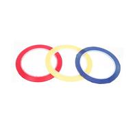 WHAMVOX 3pcs Violin Tape Fretboard Stickers Set with Red, Yellow, Blue 3mm Strips for Accurate Fingering and Intonation, Suitable for Violin and Cello Beginner String Instrument Supplies