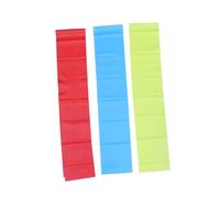WHAMVOX 3pcs Yoga Resistance Bands Elastic Latex Stretch Bands for Strength Training Physical Therapy Pilates Gym Workout Bodybuilding Compact Red Blue Yellow