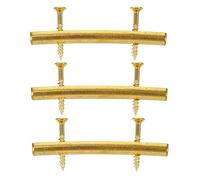 WHAMVOX 3sets Zinc Alloy Electric Guitar Pressure Chord Rods Durable Press String Buckles for Electric Guitar Accessories Gold Lightweight and Convenient for Long-term Use