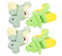 WHAMVOX 4 pcs Cartoon Water for Lightweight Plastic Water Guns with Dinosaur Unicorn Designs Portable Summer Beach Pool Fun Bright Colors for Boys and Outdoor Play