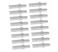 WHAMVOX 40pcs Aluminum Arrow Nock Tails Inner End Nocks for Compound Hunting Arrows Accessories Silver