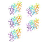 WHAMVOX 40pcs Flying Discs Supplement Set Colorful Sports Discs for Outdoor Toss Games Backyard Fun Birthday Party Favors Compatible with Handheld and Foot Pedal Launchers Random Color