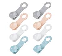 WHAMVOX 4pairs Toilet Lid Lifter Practical Toilet Lifter for Seat Cover Bundled Chrome Home Bathroom Accessory Keeps Hands Clean When Using