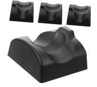 WHAMVOX 4pcs 12-hole Ocarina Holder Stand Black Resin Base Ocarina Display Rack Portable Musical Instrument Accessory for Storage