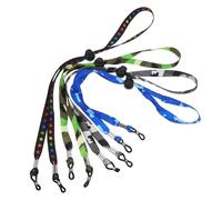 WHAMVOX 4pcs Adjustable Eyeglasses Lanyard Strap Polyester Material, Prevents Glasses from Falling being Lost, Simple and Versatile Design for Outdoor Activities and Random Color