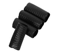 WHAMVOX 4pcs Cello Endpin Tip Protector Cello Endpin Anchor Non-slip Stopper Rest Holder Stand Rubber Tip Stopper Protector End Cap Compatible with Accessory Instrument Replacement Black