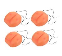 WHAMVOX 4pcs Cosplay Fake Booty Prop Lightweight Soft Prank Buttock Accessory for Halloween Party April Fools Day Humorous Realistic Simulation Prank Props