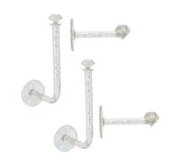 WHAMVOX 4Pcs Decorative Wall-Mounted Hair Ornament Stands for Headband Storage Hooks Rack for Jewelry Display Space-Saving Hair Tie Organizer for Home Wall
